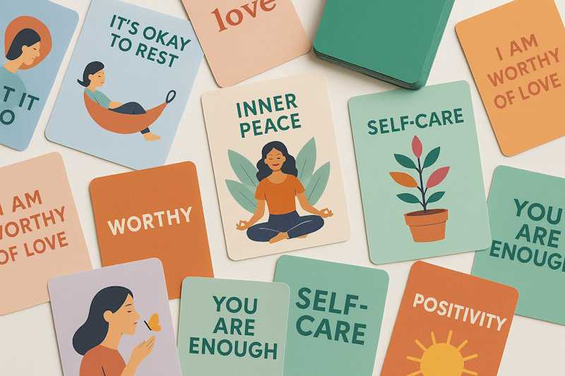 Moderne tarot- en orakelkaarten met hip design
