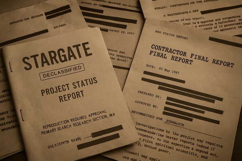Archiefdocumenten over het Stargate Project